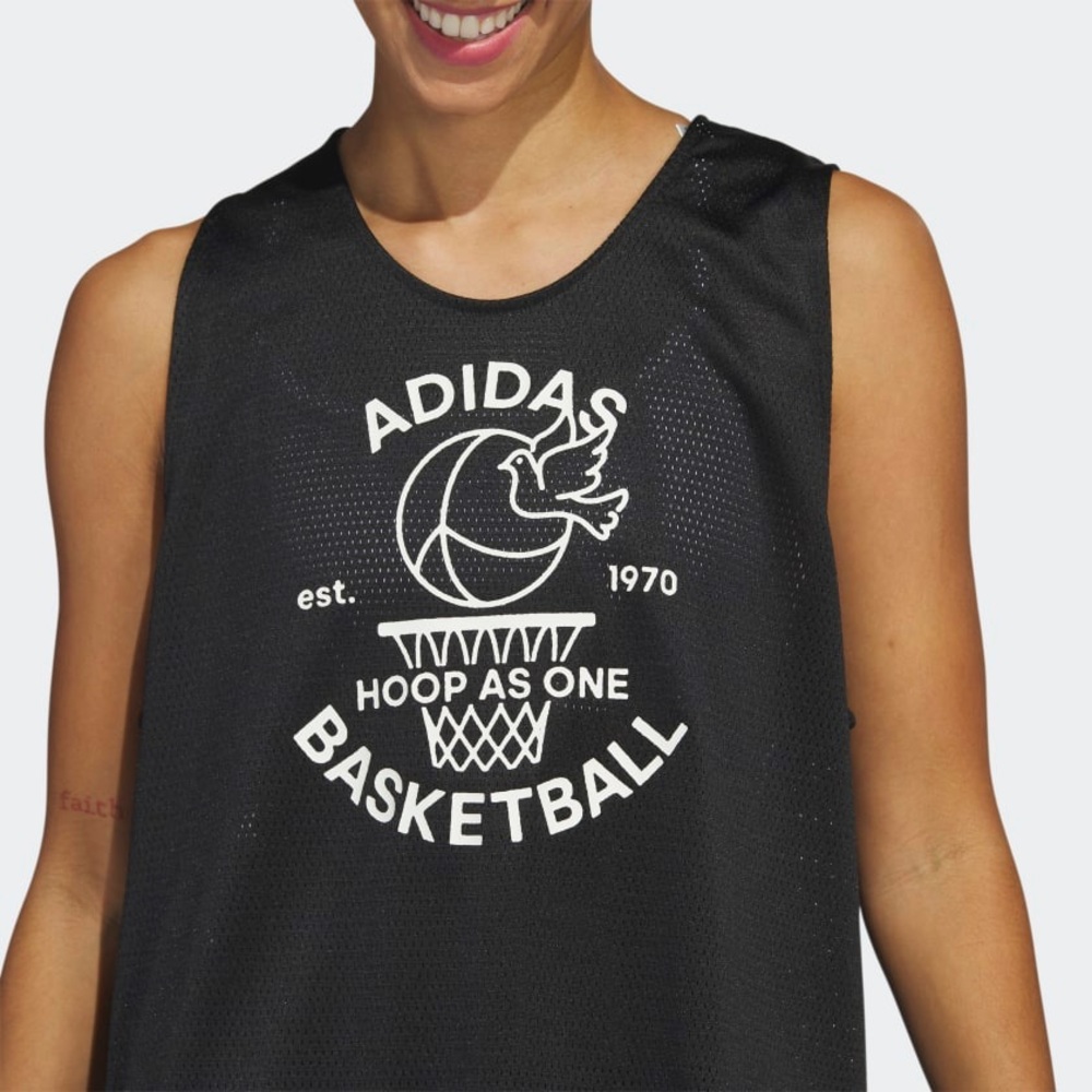 Adidas Select Black and White Graphic Jersey Tank Top Size Large and XL Unisex